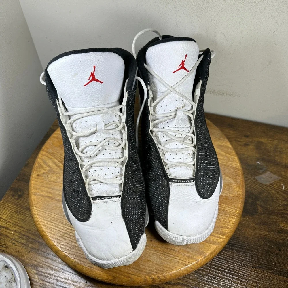 Jordan 13 Retro Black Flint White Grey Red DJ5982-060 Mens Size 15 Basketball